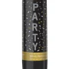 Black, Gold & Silver Graduation Plastic & Foil Confetti Poppers, 3.6in, 3ct