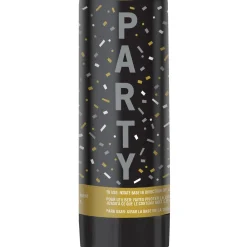 Black, Gold & Silver Graduation Plastic & Foil Confetti Poppers, 3.6in, 3ct