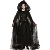 Black Hooded Cape, Adult
