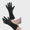 Black Long Leather Gloves for Kids