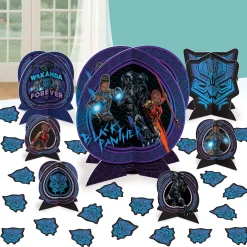 Black Panther Wakanda Forever Cardstock Table Centerpiece Kit