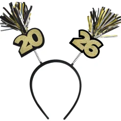 2026 Black, Silver, & Gold NYE Headbopper