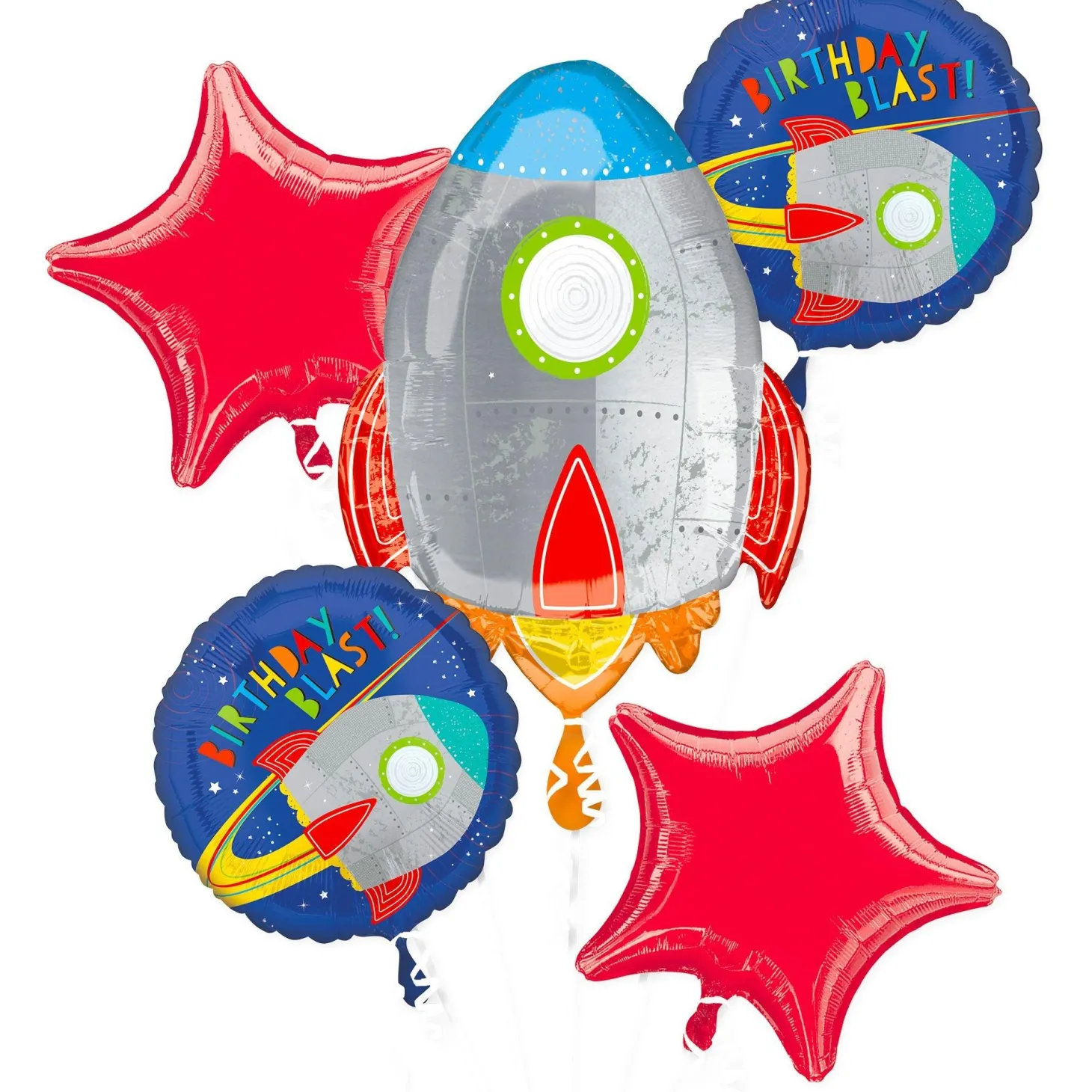 Blast Off Balloon Bouquet 5pc