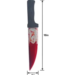 Bleeding Kitchen Knife Prop, 18in