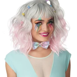 Blond & Pink Ombre Wig