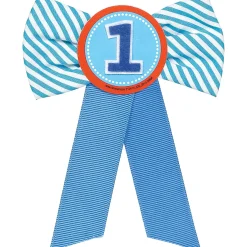 Blue 1st Birthday Award Ribbon