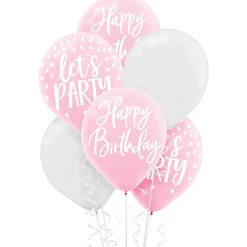 Blush Birthday Party Supplies Kit