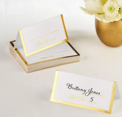 Border Place Cards, 50ct, Assorted Colors