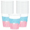 Boy or Girl? Gender Reveal Plastic Cups, 16oz, 25ct - The Big Reveal