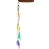 Braided Shell & Feather Hippie Headband