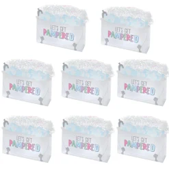 Bubble Bathtub Cardstock & Plastic Favor Boxes, 8ct - Spa Party