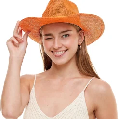 Burlap Cowboy Hat, Assorted Colors