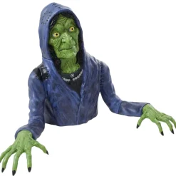 Cackles the Groundbreaking Witch Plastic Yard Decorating Kit, 35in