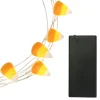 Candy Corn LED Fairy String Lights, 20 bulbs, 6.3ft