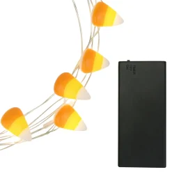 Candy Corn LED Fairy String Lights, 20 bulbs, 6.3ft