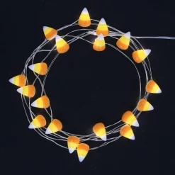 Candy Corn LED Fairy String Lights, 20 bulbs, 6.3ft
