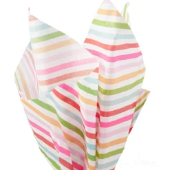 Candy Stripe Tissue Paper, 20in x 20in, 8ct