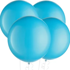 Caribbean Blue Latex Balloons, Assorted Options