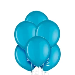 Caribbean Blue Latex Balloons, Assorted Options