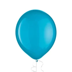 Caribbean Blue Latex Balloons, Assorted Options