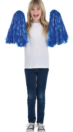 Cheerleader Pom Poms, 2pc, Assorted Colors
