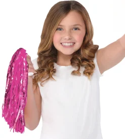 Cheerleader Pom Poms, 2pc, Assorted Colors