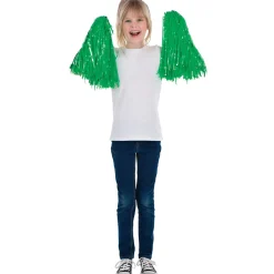 Cheerleader Pom Poms, 2pc, Assorted Colors