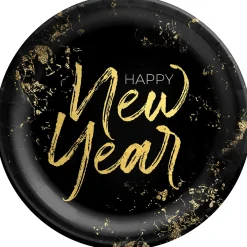 Cheers! NYE Dinner Plate, 8ct, Assorted Options