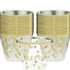Cheers to a New Year Plastic Tumblers 30ct
