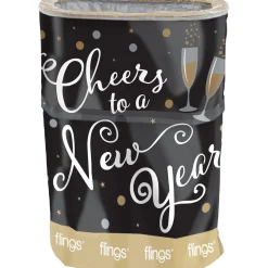 Cheers to a New Year Pop-Up Trash Bin