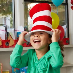 Child Cat in the Hat Top Hat - Dr. Seuss