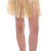 Child Plastic Mini Faux Grass Skirt, 12in