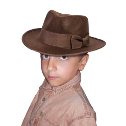 Childs' Brown Adventure Fedora Hat