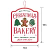Christmas Bakery MDF Hanging Sign, 14in x 18in - Cocoa Bar