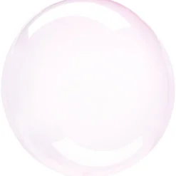 Clear Plastic Balloon, 18in - Crystal Clearz, Assorted Colors