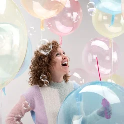 Clear Plastic Balloon, 18in - Crystal Clearz, Assorted Colors