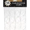 Clear Table Cover Clips 24ct