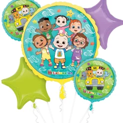 CoComelon Foil Balloon Bouquet, 5pc