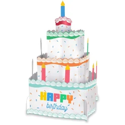 Colorful Collage Centerpiece Cake, 10 in