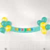Colorful Collage Latex Balloons, 13ct
