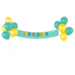 Colorful Collage Latex Balloons, 13ct