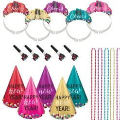 Colorful Confetti New Year's Eve Party Kit, Multiple Counts