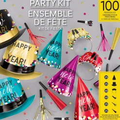 Colorful Confetti New Year's Eve Party Kit, Multiple Counts