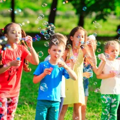 Colorful Mini Bubble Bottles – 12ct Party Favors