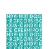 Concession Stand Paper Beverage Napkins, 5in, 40ct - Movie Night