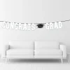 Congrats Grad White Letter Banner