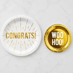 Congrats Paper Plate, 8ct, Assorted Options