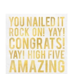 Congrats Retirement Napkin, 16ct, Assorted Options