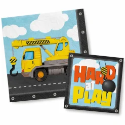 Construction Party Napkins, 16ct, Assorted Options