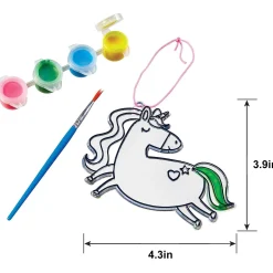 Create Your Own Unicorn Suncatcher Kit, 4pc